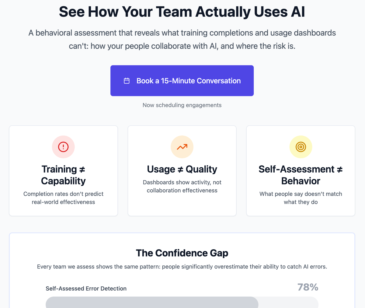 Introducing the AI Capability Baseline