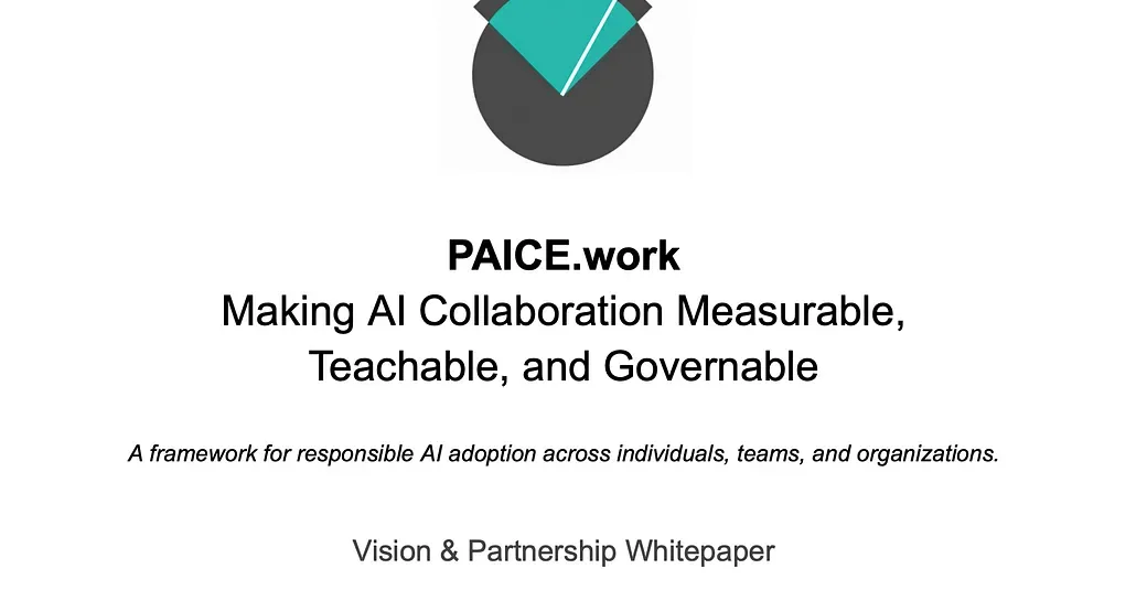 PAICE.work Whitepaper Released