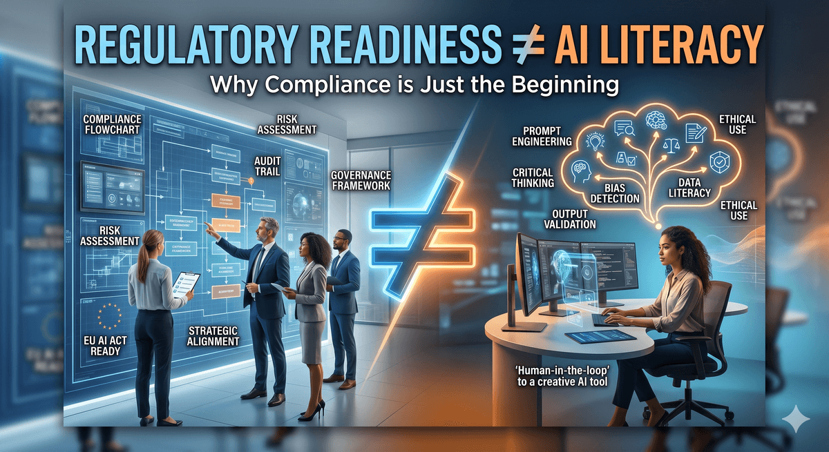 Regulatory Readiness Is Not AI Literacy